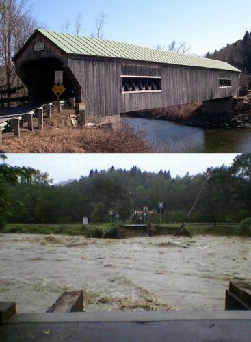 До и после урагана Ирэн