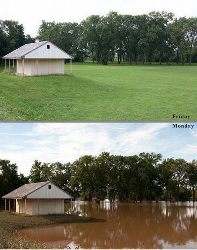 До и после урагана Ирэн