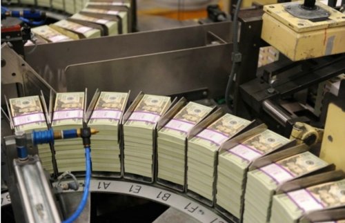 Как печатают американские доллары