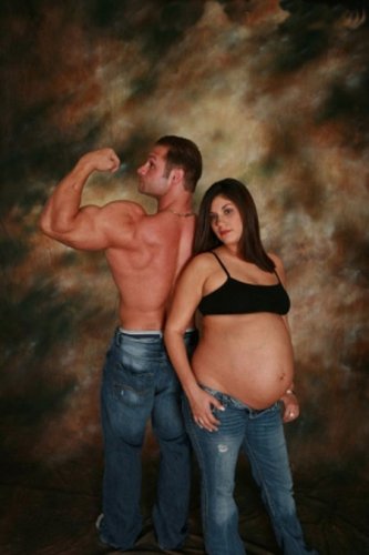 Неожиданные фото беременных женщин