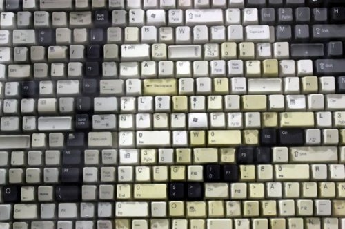 Мозаика из клавиатуры