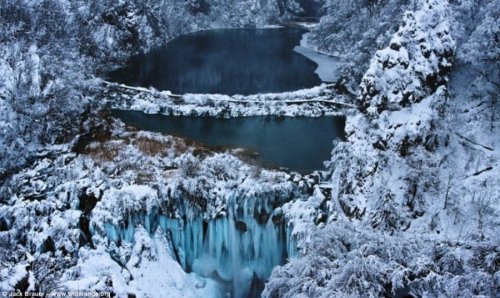 Восхитительный водопад в Хорватии