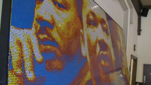 Мартин Лютер Кинг из кубиков Рубика