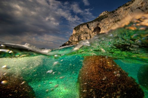 Полуподводная фотосессия от Alessandro Catuogno
