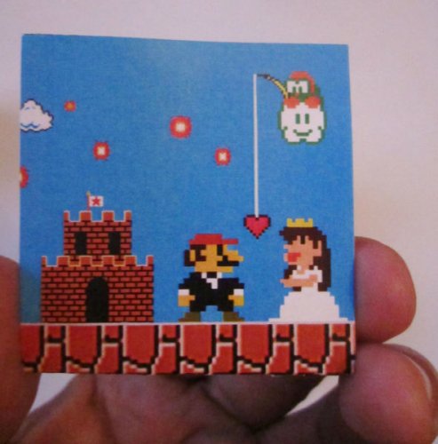 Свадебные приглашения в стиле Super Mario