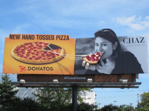Двойные рекламные билборды