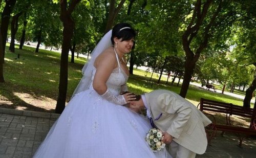 Странная свадьба в Донецке