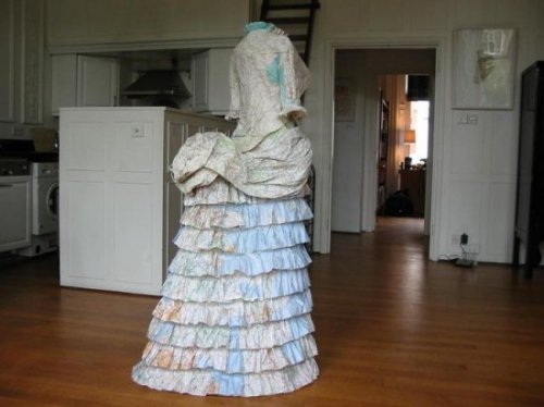 Викторианские платья из купюр