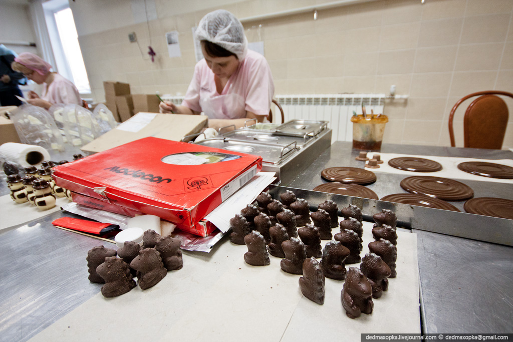 Фото шоколадной фабрики
