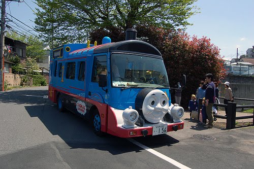 Школьные автобусы Японии