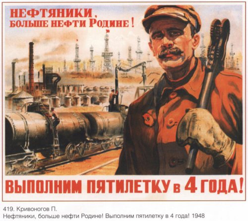 Советские индустриальные плакаты