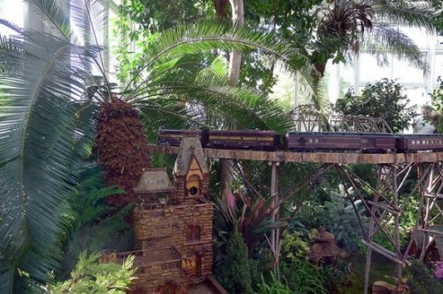 Миниатюрная выставка в Нью-Йоркском ботаническом саду