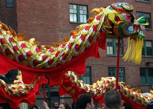 Китайские новогодние драконы