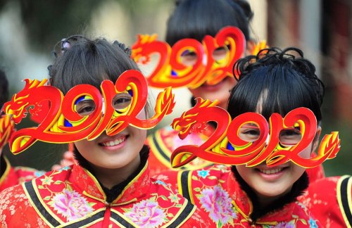 Как мир встретил Новый 2012 год