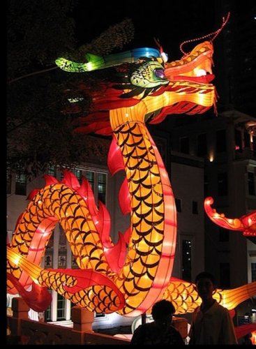 Китайские новогодние драконы
