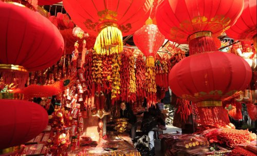 Подготовка к Новому году Дракона в Китае
