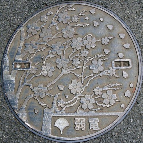 Японские канализационные люки