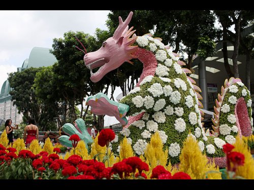Фестиваль цветов на острове Сентоза