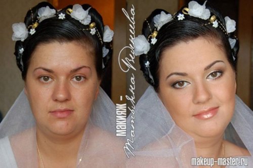 До и после макияжа (20 фото)