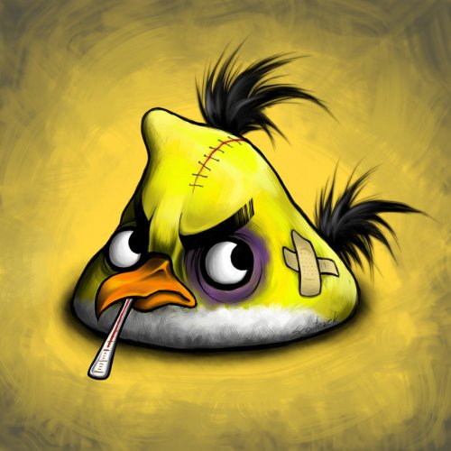 Побитые птички из Angry Birds