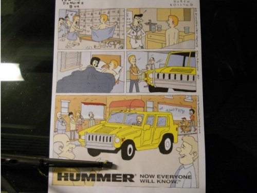 Жесткий прикол над владельцем Hummer