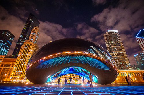 Инсталляция Cloud Gate в Чикаго