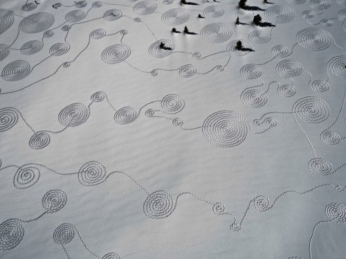 Рисунки на снегу от Сони Хинриксен
