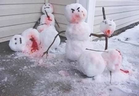 Самые странные снеговики
