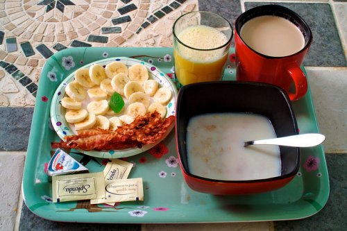 Аппетитный завтрак в картинках