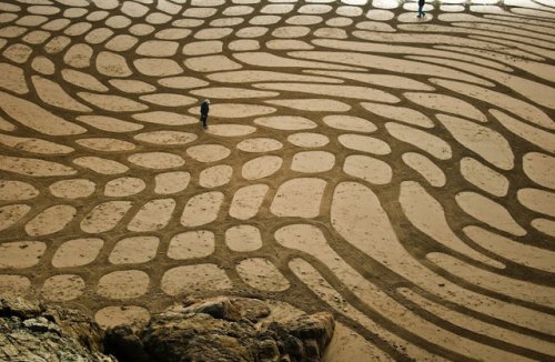 Рисунки на песке