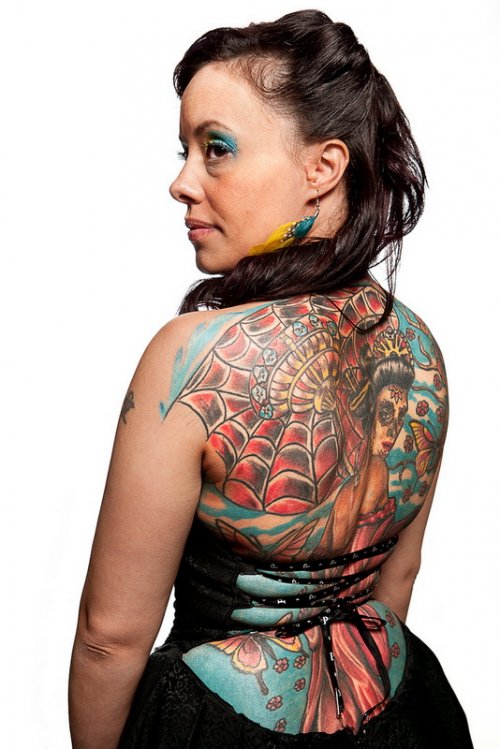 Фотопортреты с фестиваля татуировок в Филадельфии