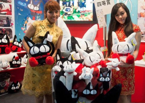 Участницы Токийского Аниме-шоу