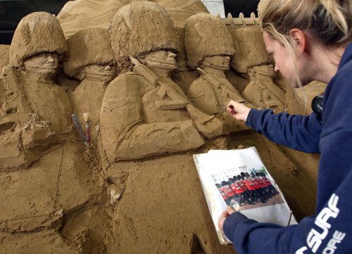 Выставка песочных скульптур