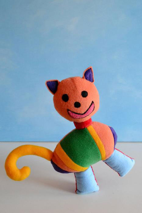 Мягкие игрушки, созданные по детским рисункам