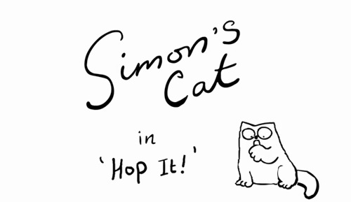 Simon's Cat: hop it