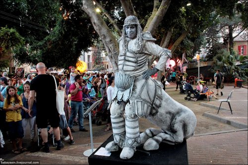 Фестиваль живых скульптур в Израиле