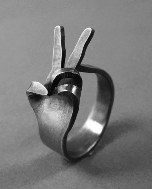 Необычные креативные кольца (27 фото)