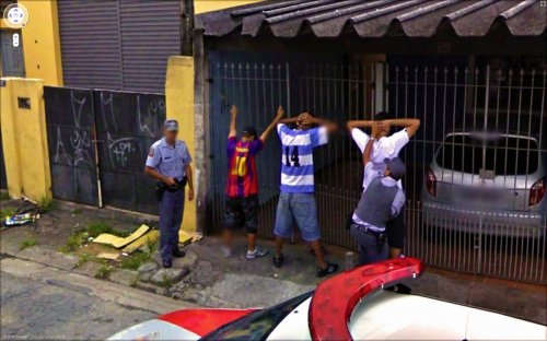 Несколько прикольных кадров с Google Street View
