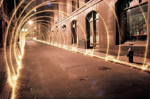 Необыкновенная иллюминация улиц Нью-Йорка в фотографиях Эрика Сталлера