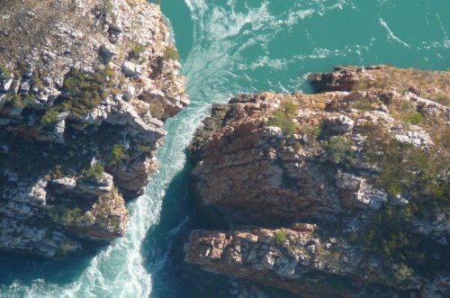 Горизонтальные водопады в заливе Талбот, Австралия