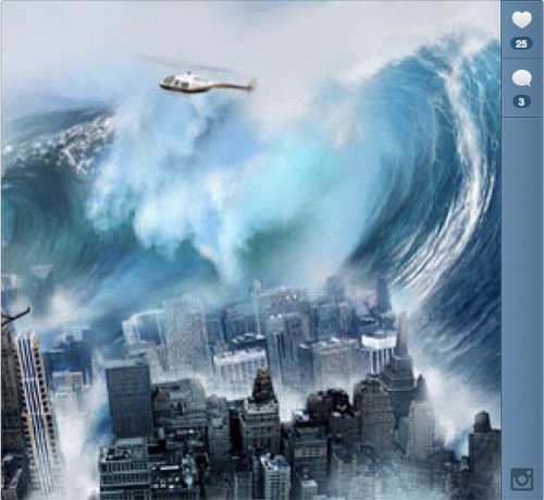 Вирусные фотографии-подделки, изображающие ураган Сэнди