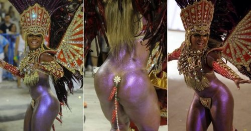 Как держатся трусики на бразильских танцовщицах?