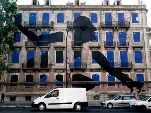 Street-art работы испанского художника Sim3
