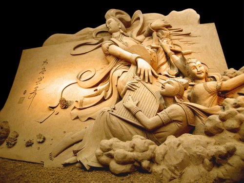 Песчаные скульптуры, созданные художником Joo Heng Tan