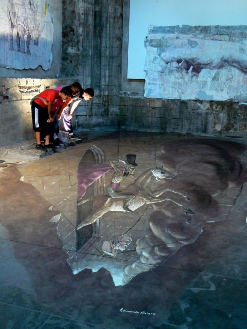 Потрясающие оптические иллюзии Эдуардо Рэлеро