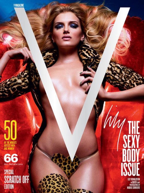 Обложки V Magazine с обнаженными моделями