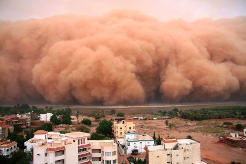 Впечатляющие фотографии песчаных бурь (13 шт)