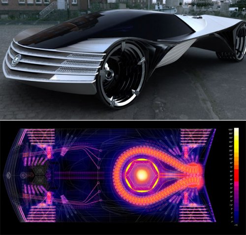 Cadillac WTF – первое в мире авто на ядерном двигателе