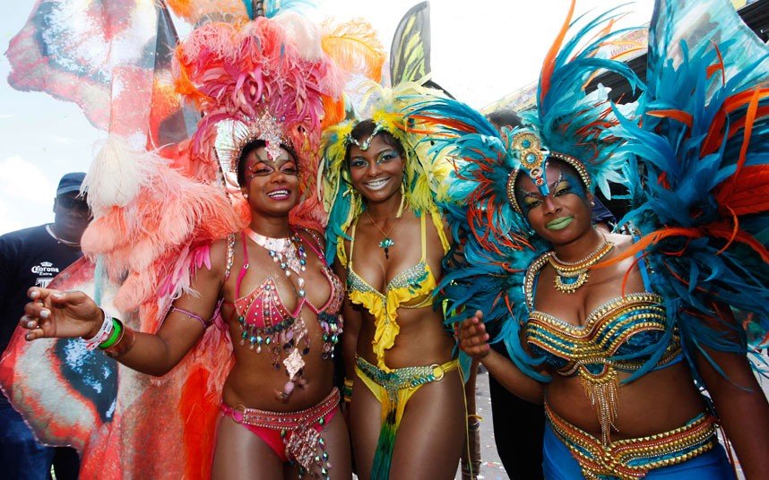 Карнавал на Тринидаде и Тобаго (17 фото) .