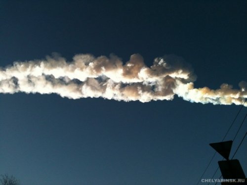 Падение метеорита в Челябинске (18 фото + 6 видео)